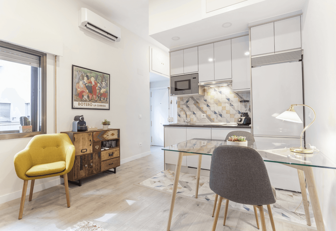 Luminoso apartamento amueblado en Chamartín, una de las zonas más solicitadas de Madrid