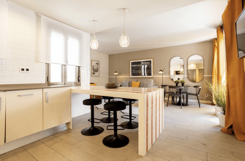 Acogedor y equipado piso en el barrio de La Latina