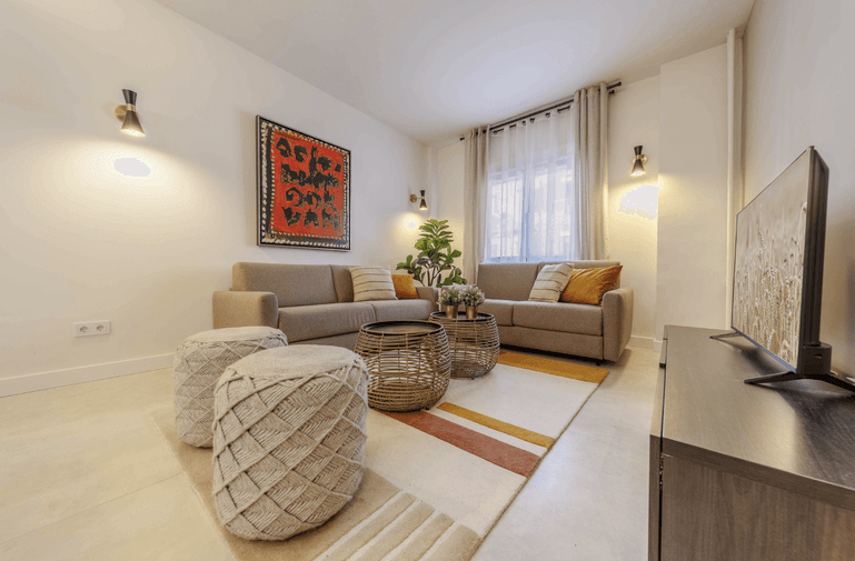 Luminoso piso amueblado y equipado en el corazón de Chamartín