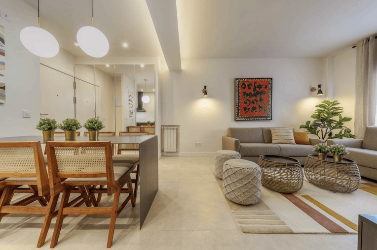 Luminoso piso amueblado y equipado en el corazón de Chamartín