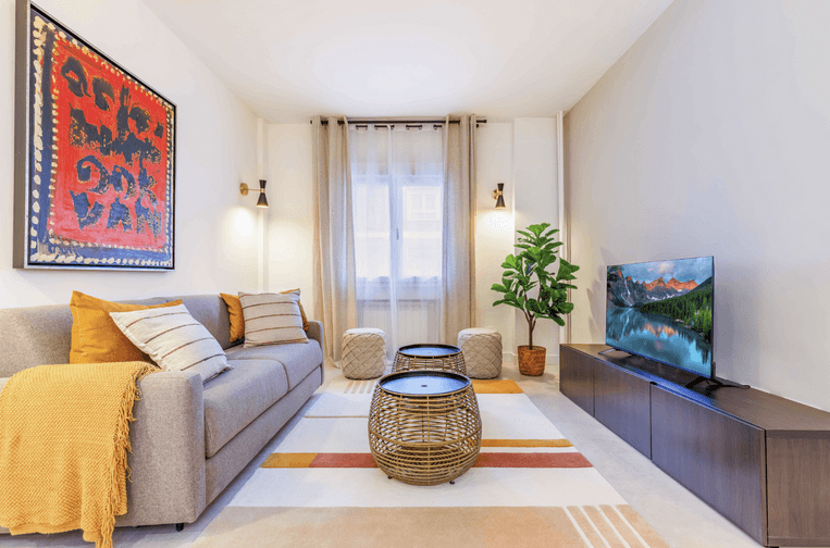 Luminoso piso amueblado y equipado en el corazón de Chamartín