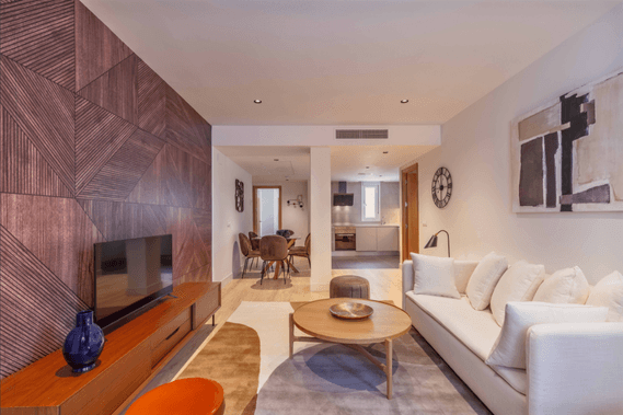 Luminoso piso amueblado y equipado en Chamartín junto al Bernabéu