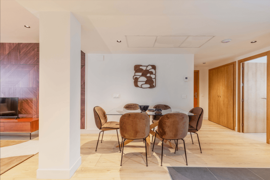 Luminoso piso amueblado y equipado en Chamartín junto al Bernabéu