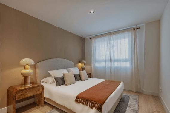 Luminoso piso amueblado y equipado en Chamartín junto al Bernabéu