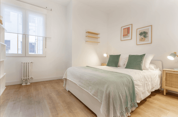 Luminoso piso amueblado y equipado en el Retiro