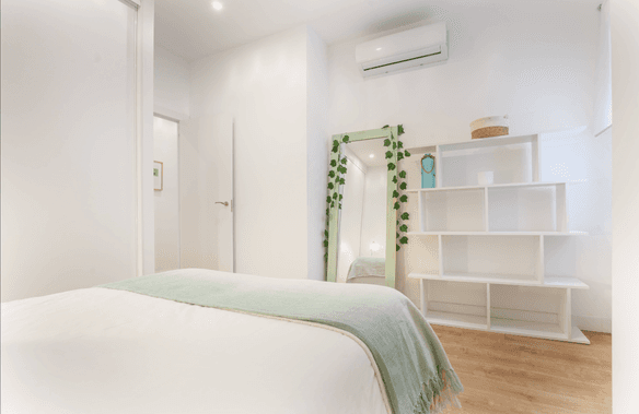 Luminoso piso amueblado y equipado en el Retiro