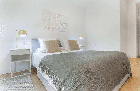 Luminoso piso amueblado y equipado en el Retiro