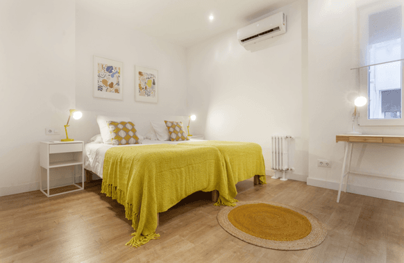 Luminoso piso amueblado y equipado en el Retiro