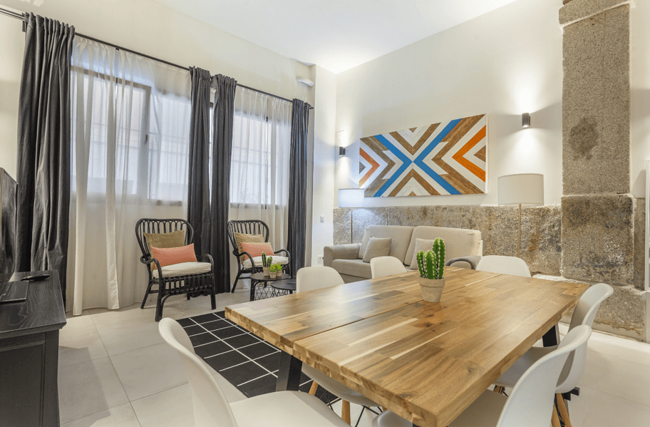 Piso amueblado y equipado cerca de la Calle Atocha