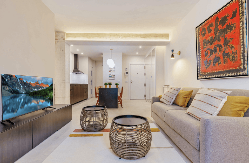 Bright furnished and equipped apartment in the heart of Chamartín